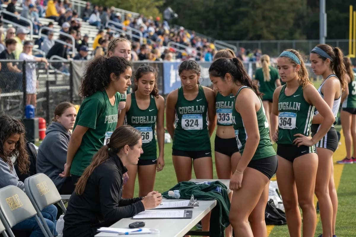 Varsity Girls Cross Country vs Liberty Hill High School Photos photo 3