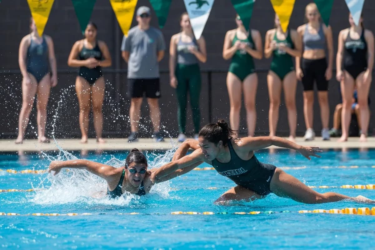 Varsity Girls Swimming vs Mesa Verde High School Photos photo 2