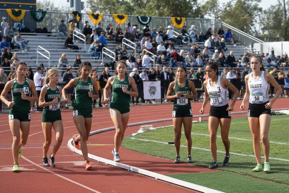 Junior Varsity Girls Track & Field vs Lone Star Preparatory.