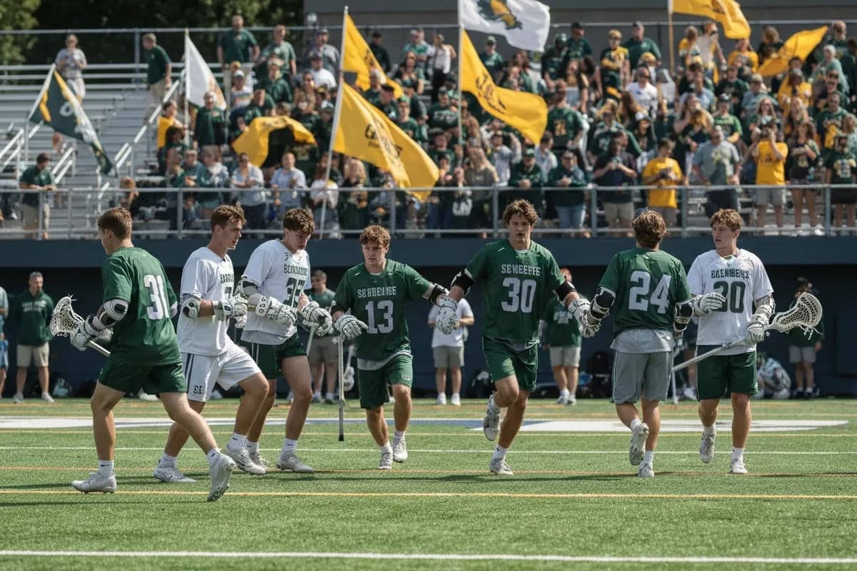 Varsity Boys Lacrosse vs Canyon View High School Photos photo 1