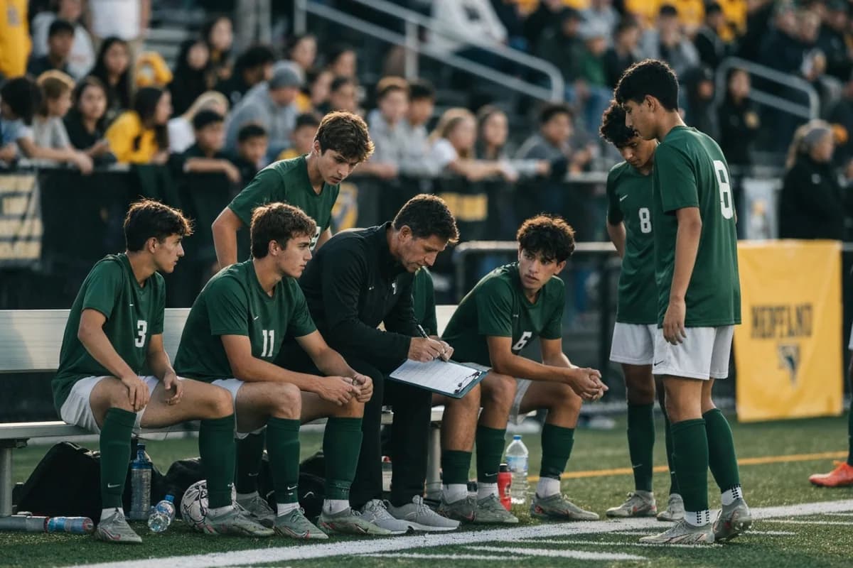 Varsity Boys Soccer vs Lake Travis High School.
