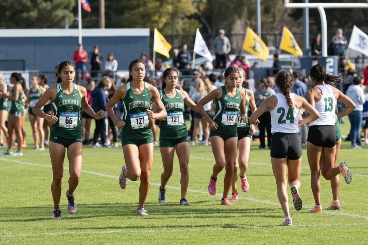 Varsity Girls Cross Country vs Northshore High School.