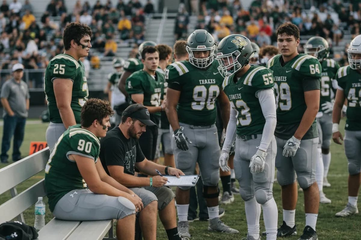 Varsity Boys Football vs Hawk Mountain Academy Photos photo 3