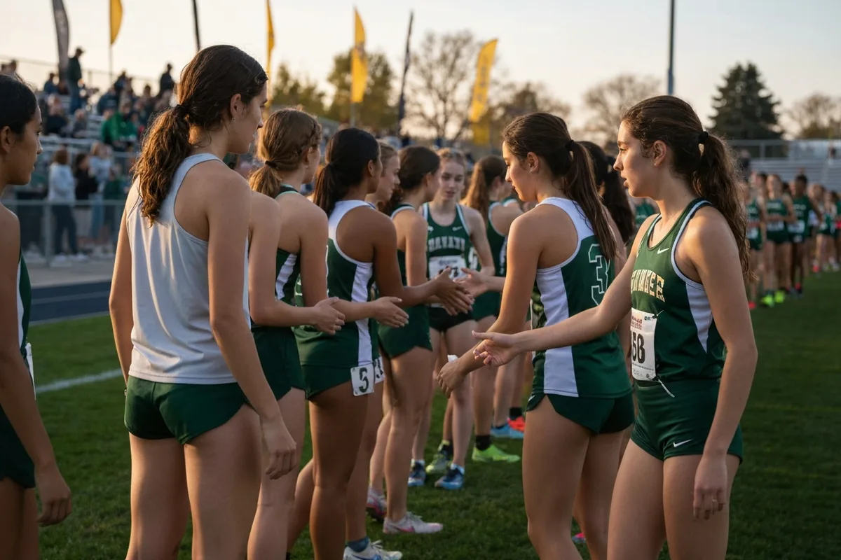 Varsity Girls Cross Country vs Mesa Verde High School.