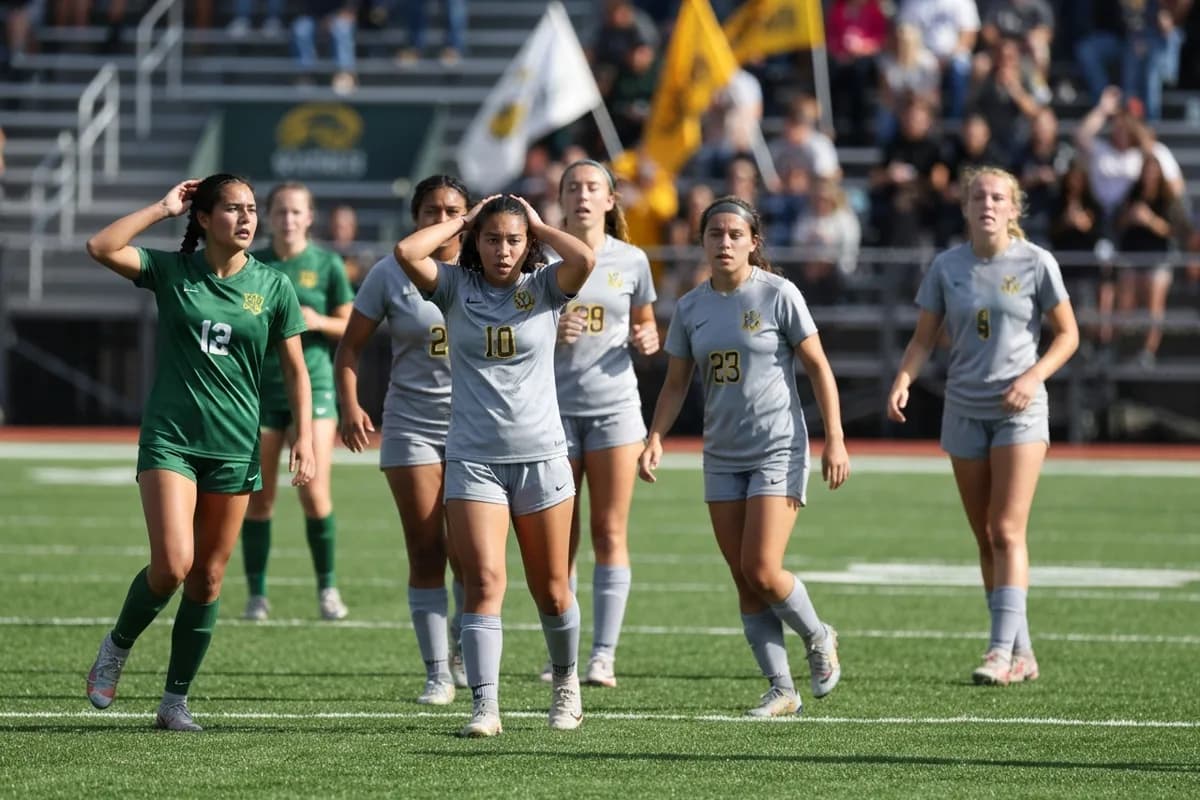 Varsity Girls Soccer vs Frontier High School at Peregrine Field.