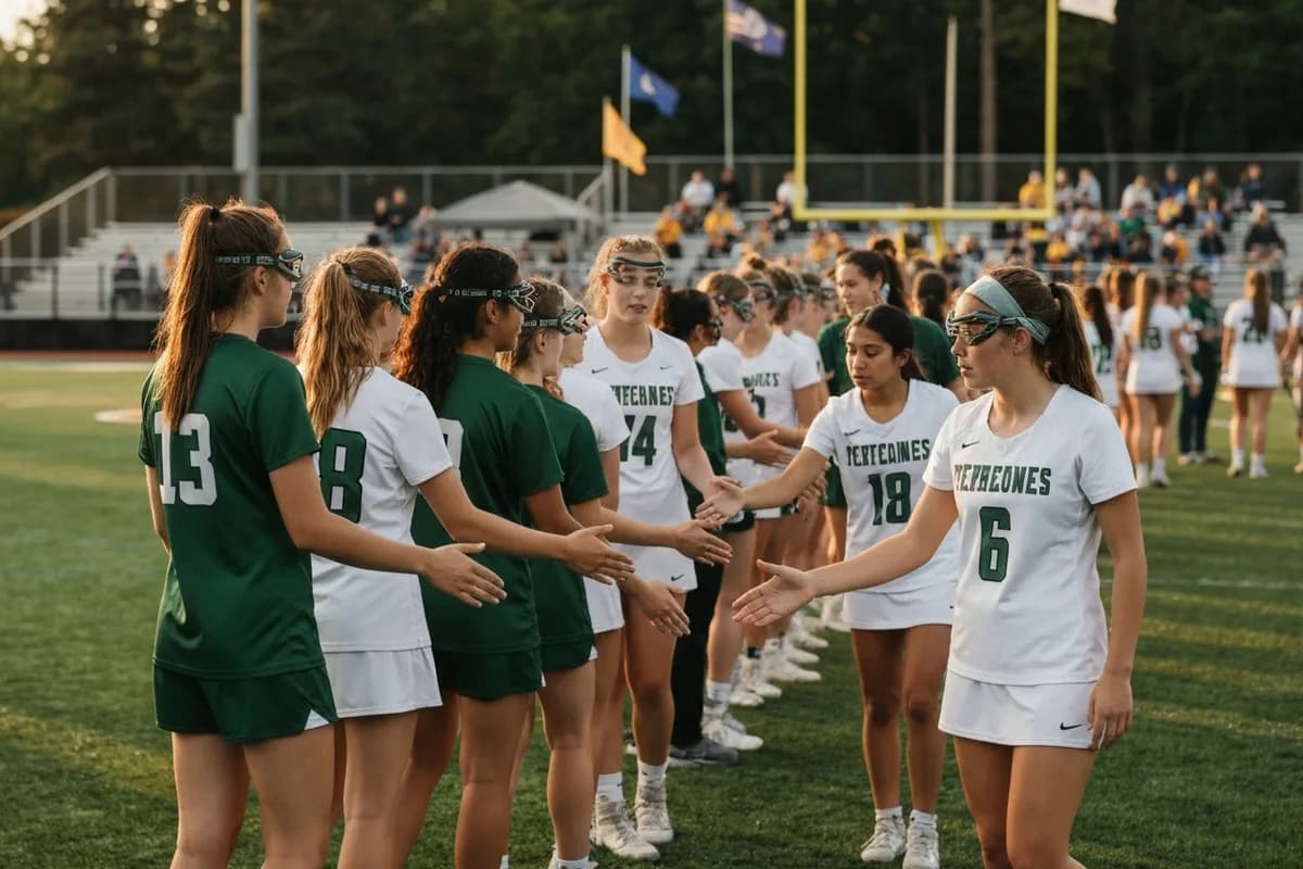 Varsity Girls Lacrosse vs Canyon View High School Photos photo 5