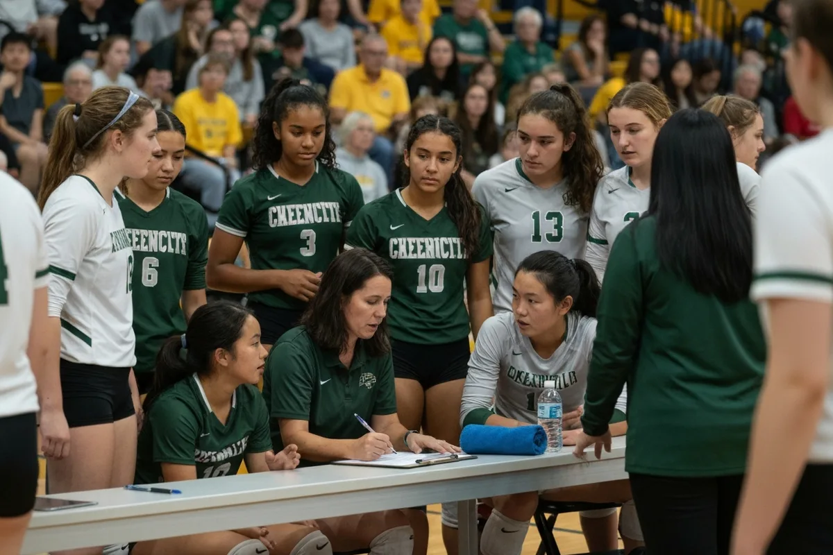 Junior Varsity Girls Volleyball vs Pinewood High School.