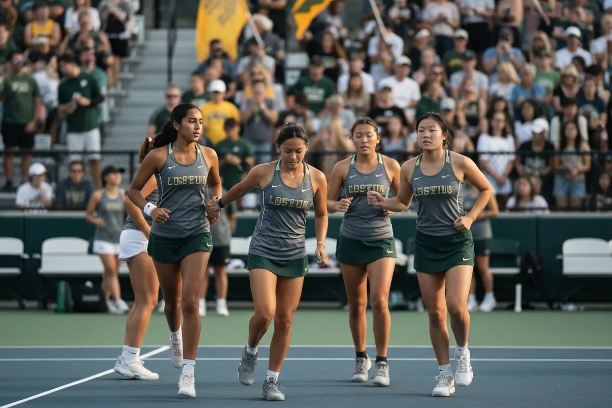 Varsity Girls Tennis vs Ridgeview High School Photos photo 1