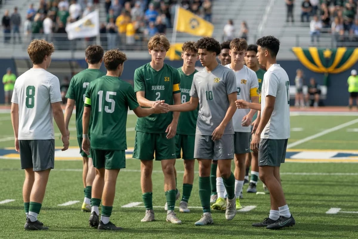 Varsity Boys Soccer vs Ridgeview High School Photos photo 5