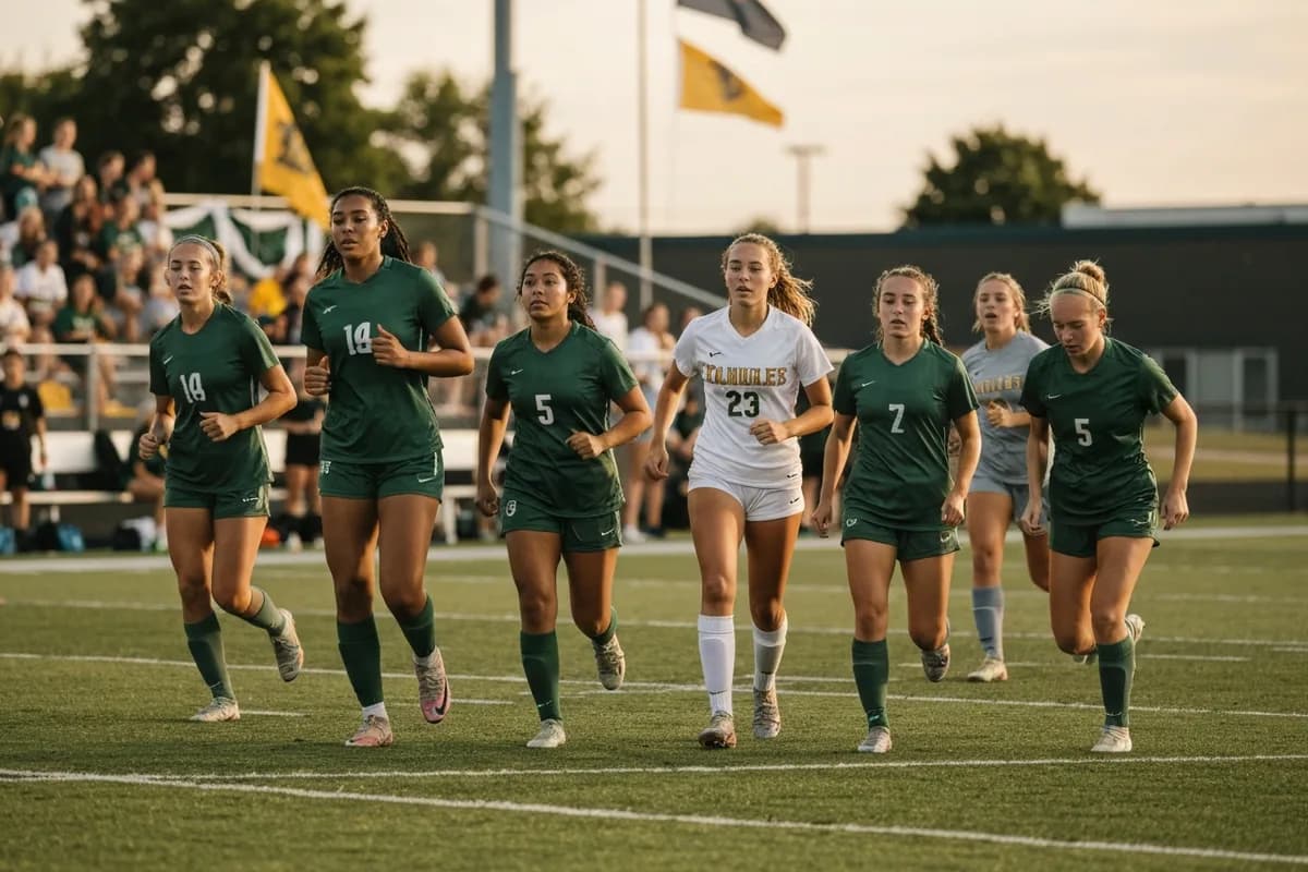 Junior Varsity Girls Soccer vs Northshore High School at Peregrine Field.