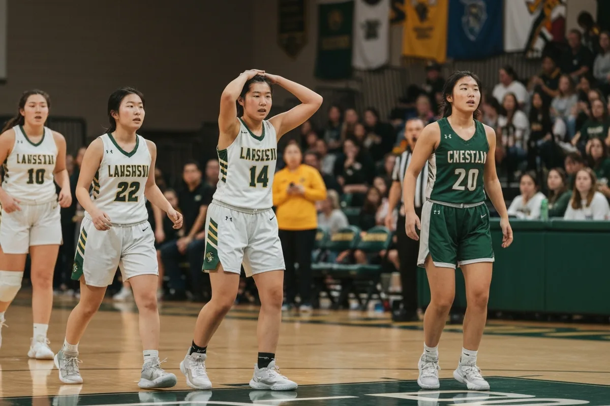 Varsity Girls Basketball vs Silver Creek High School at Peregrine Field.