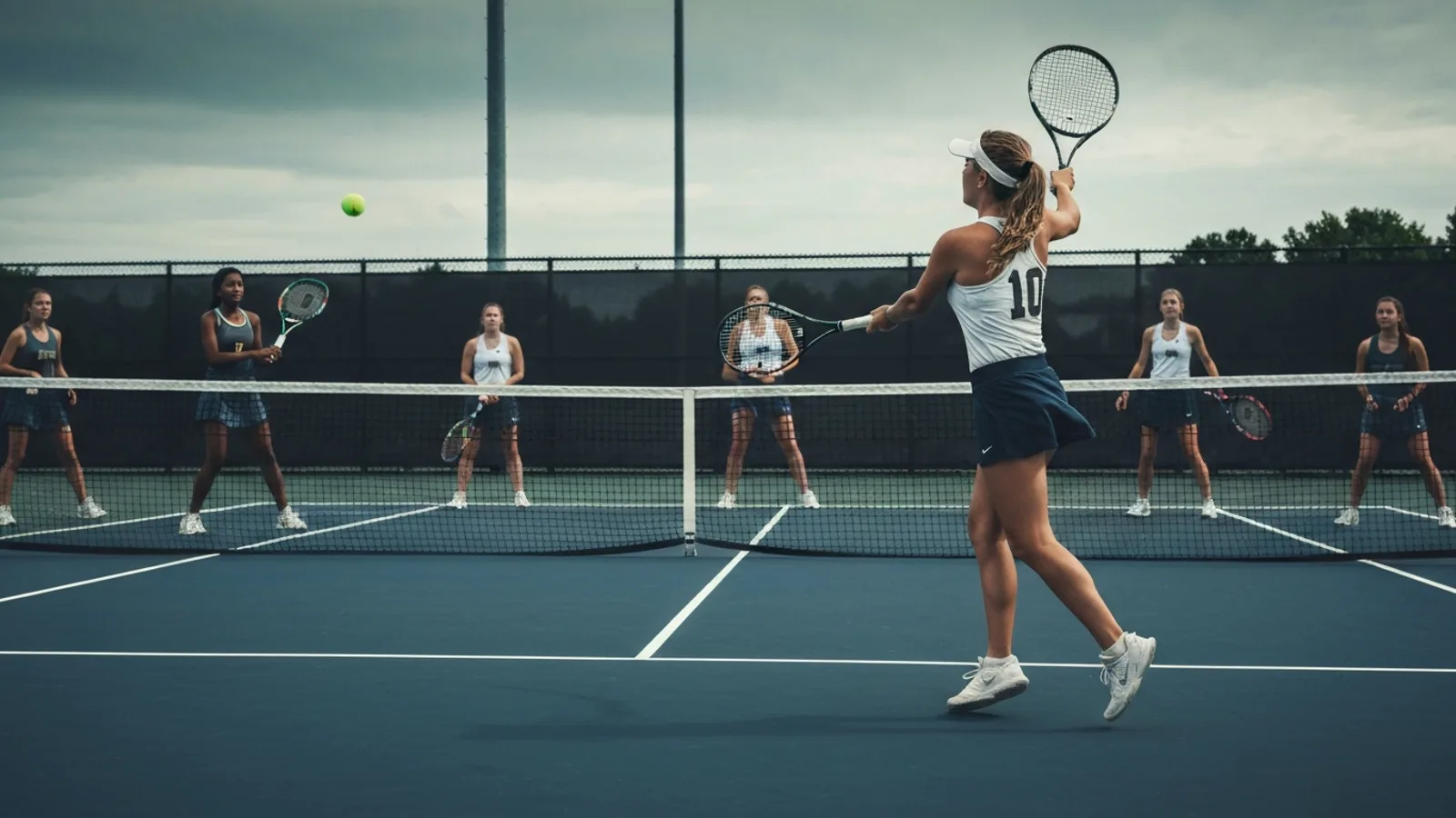 Tennis team photo