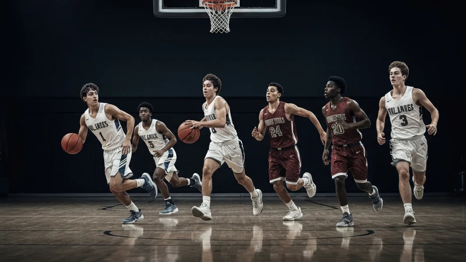 Basketball team photo