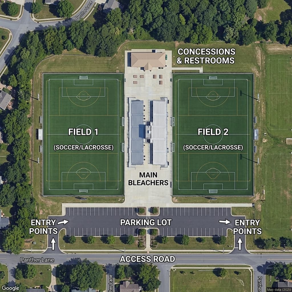 Eagle Ridge Soccer & Lacrosse Complex venue map